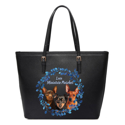 Belle couronne - Sac fourre-tout Pinscher nain V1