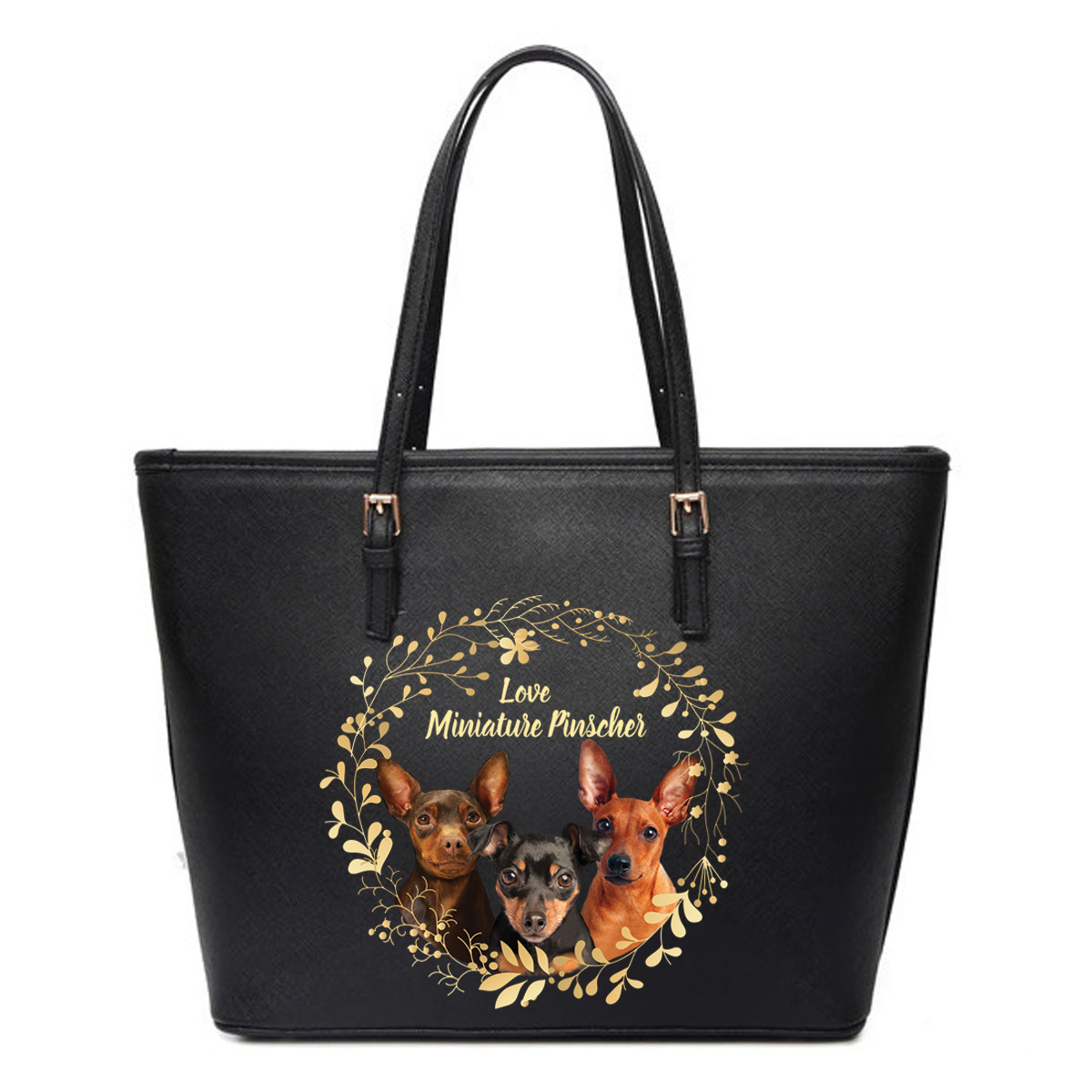 Belle couronne - Sac fourre-tout Pinscher nain V1