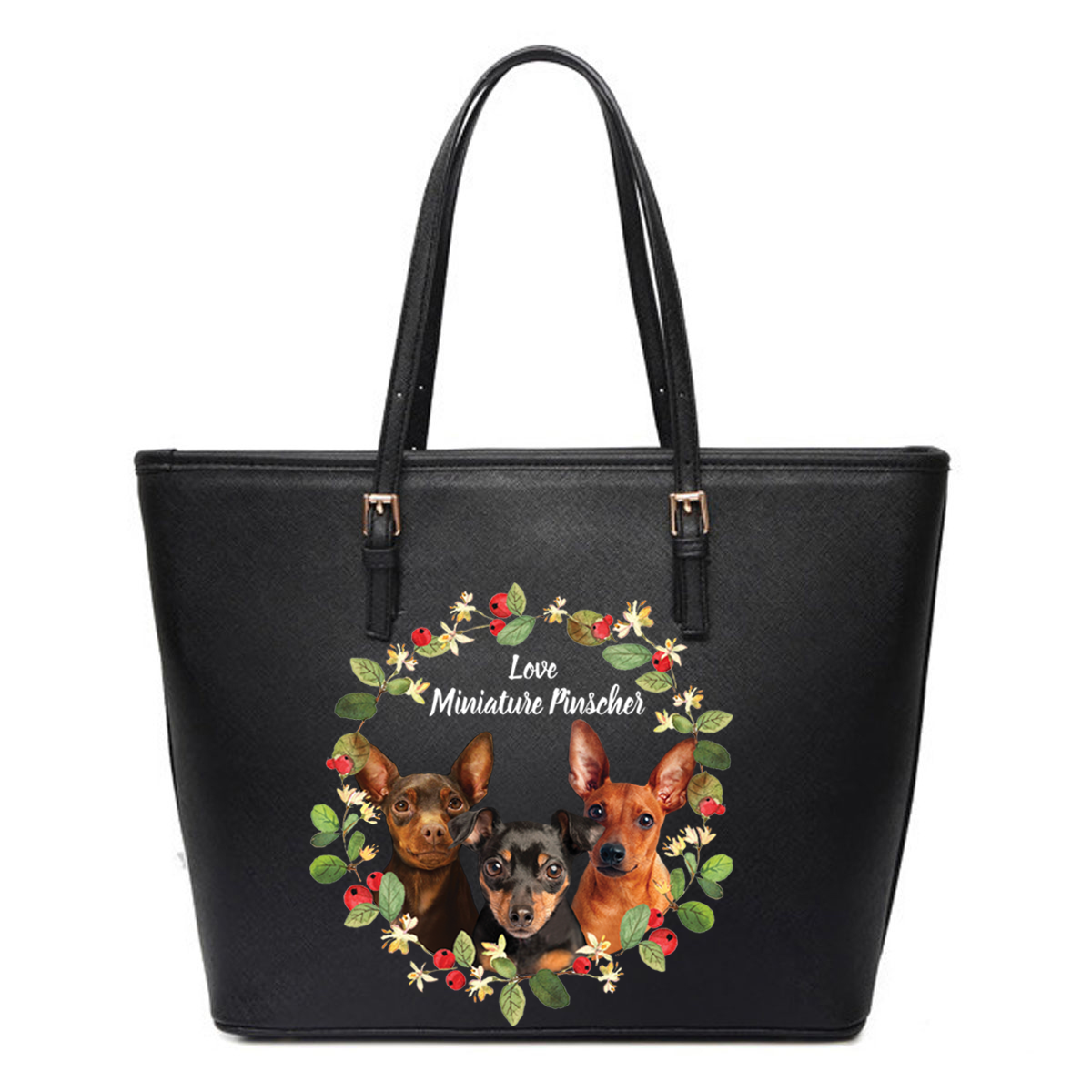 Belle couronne - Sac fourre-tout Pinscher nain V1