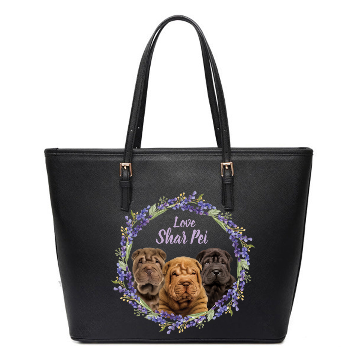 Beautiful Wreath - Shar Pei Tote Bag V1