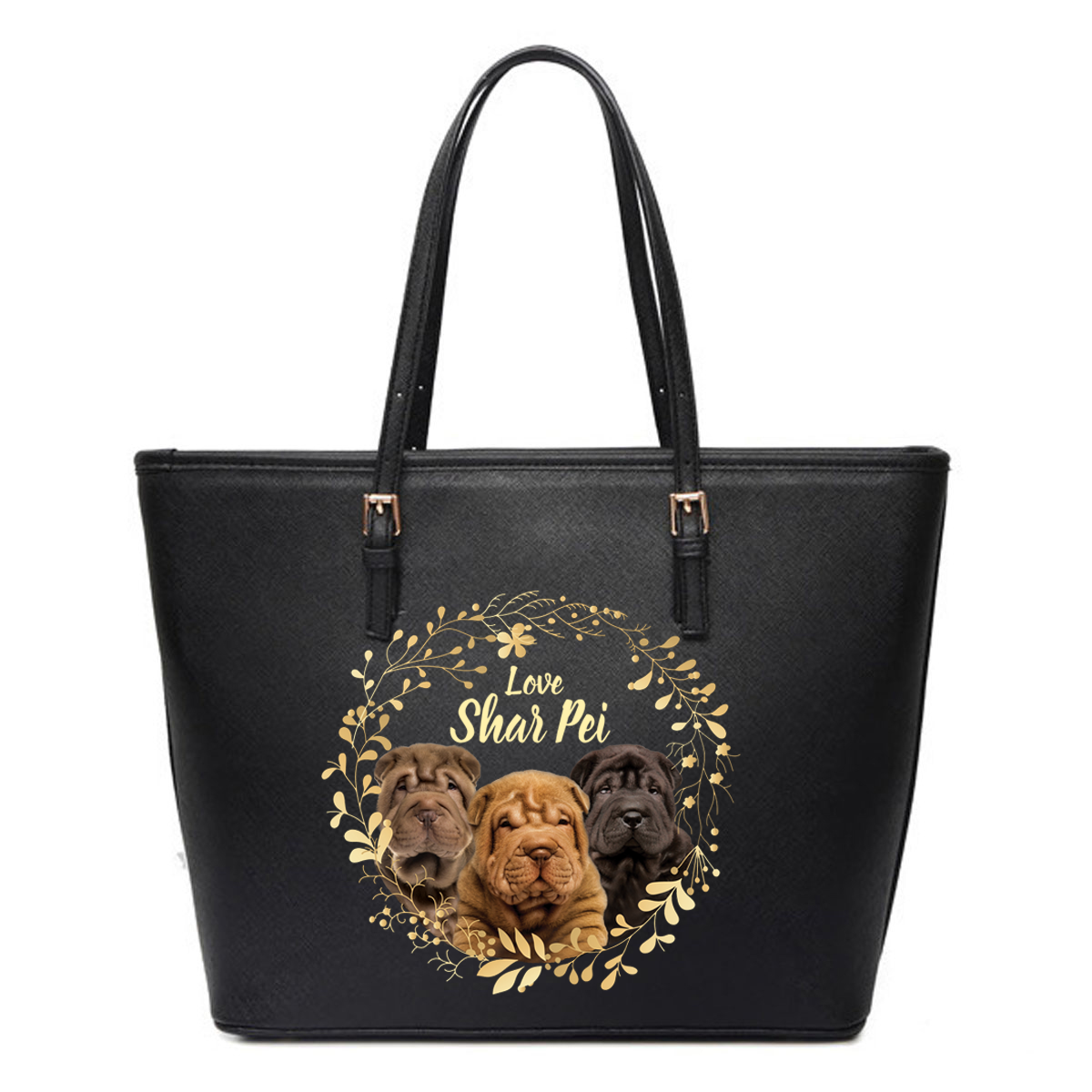 Beautiful Wreath - Shar Pei Tote Bag V1