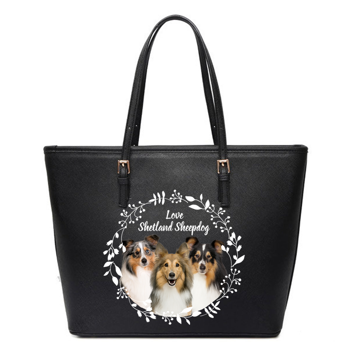 Belle couronne - Sac fourre-tout pour chien de berger des Shetland V1