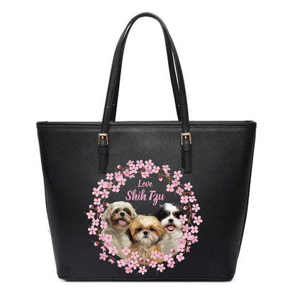 Beautiful Wreath - Shih Tzu Tote Bag V1