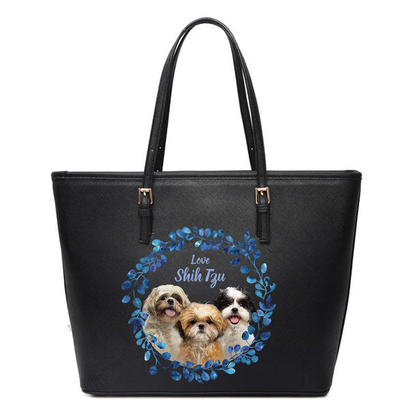 Beautiful Wreath - Shih Tzu Tote Bag V1