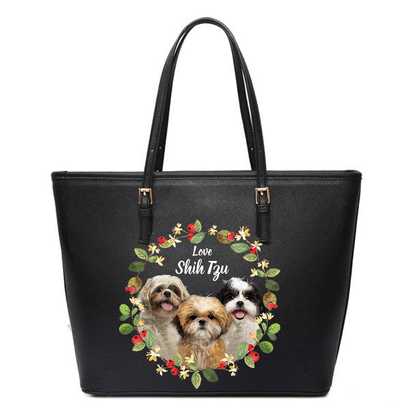 Beautiful Wreath - Shih Tzu Tote Bag V1