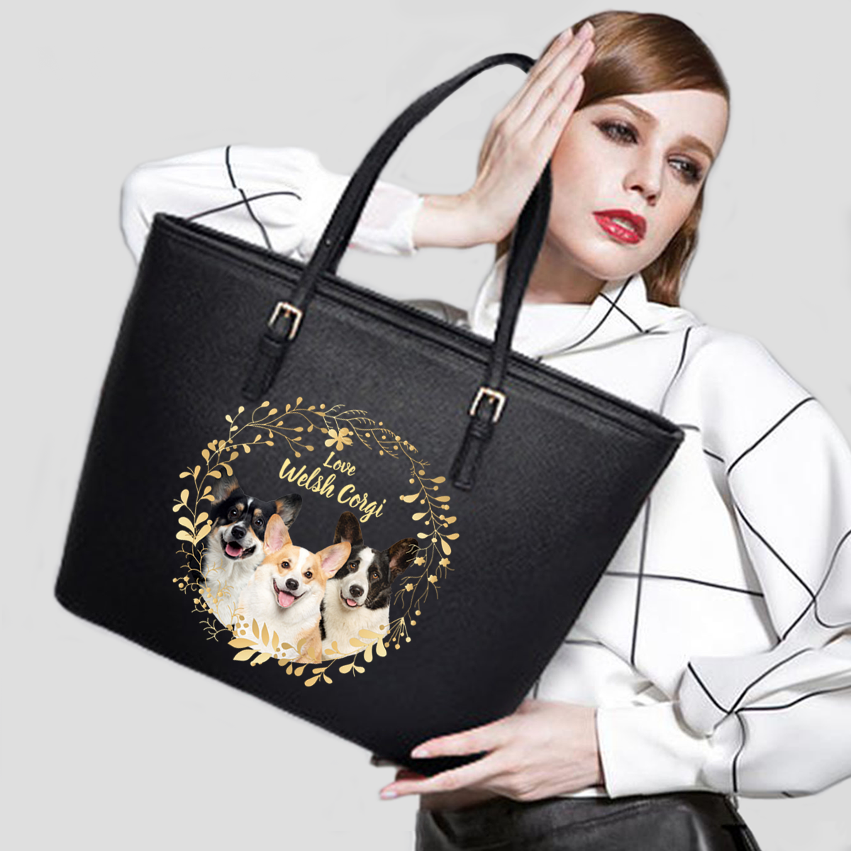 Belle couronne - Welsh Corgi Tote Bag V1