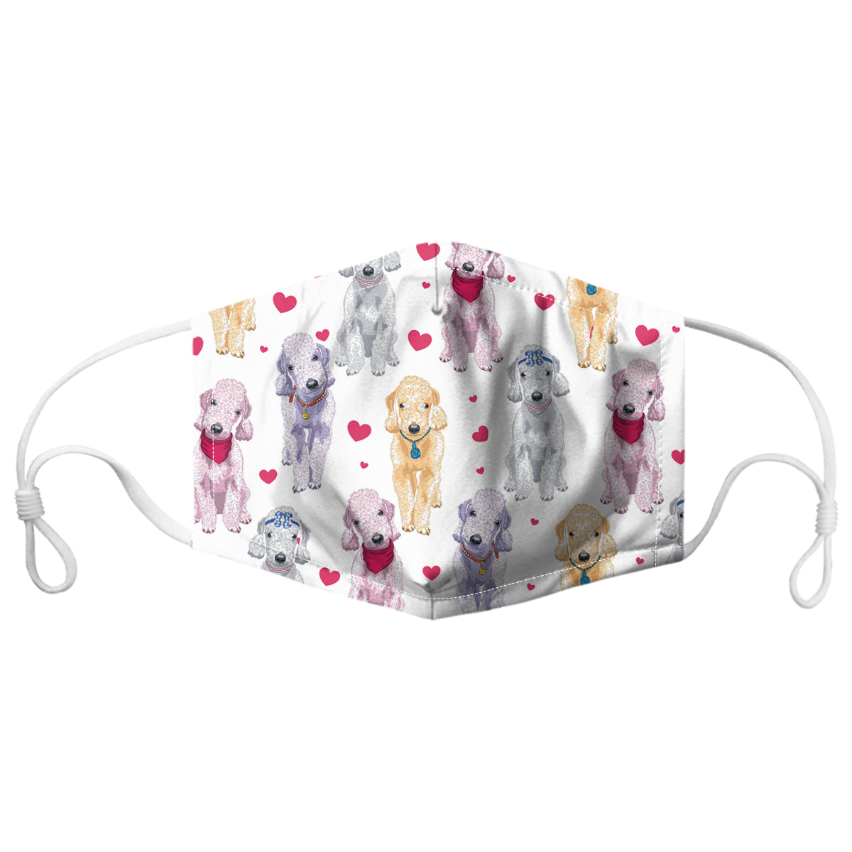 Bedlington Terrier Cute F-Mask V1