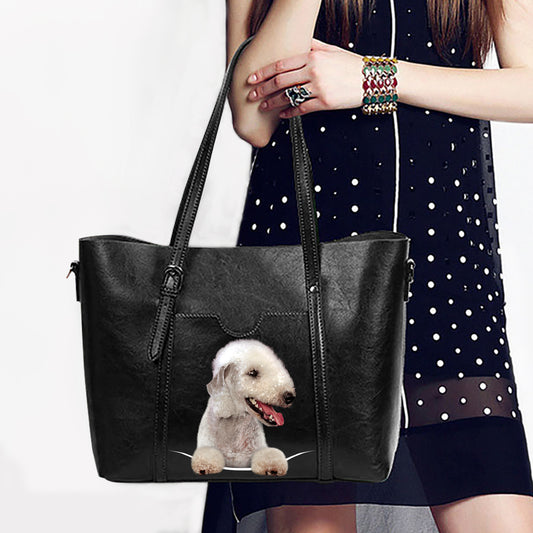 Bedlington Terrier Unique Handbag V1