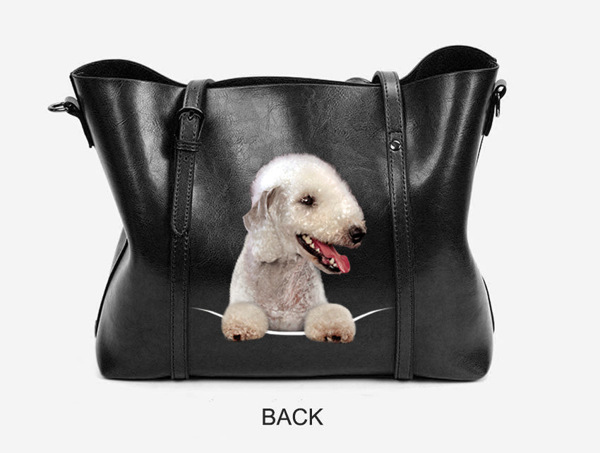 Bedlington Terrier Einzigartige Handtasche V1