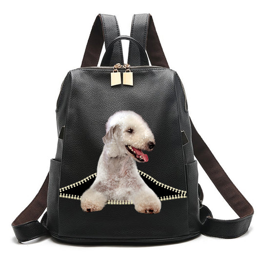 Bedlington Terrier Backpack V1