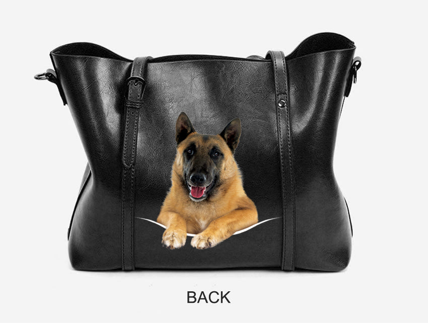 Einzigartige Handtasche des Belgischen Schäferhundes V2