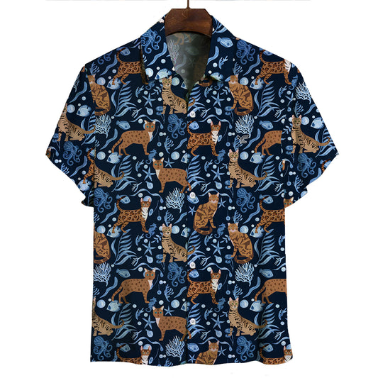 Bengal Cat - Hawaiian Shirt V3
