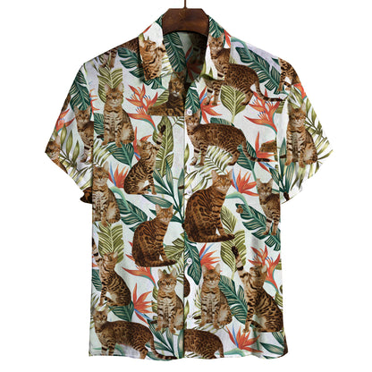 Bengal Cat - Hawaiian Shirt V2