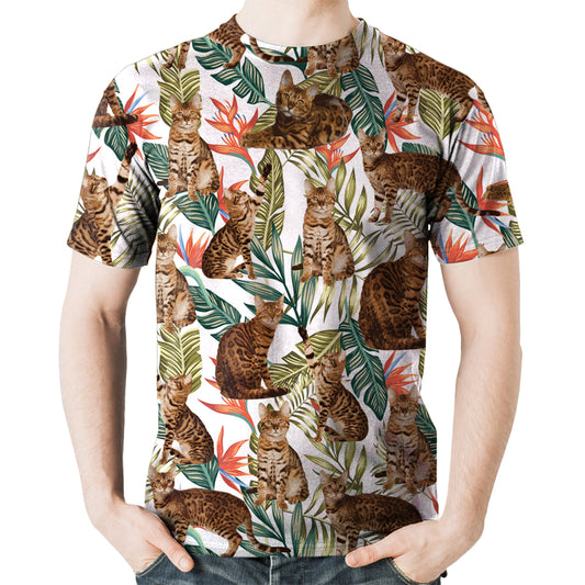 Bengal Cat - Hawaiian T-Shirt V2