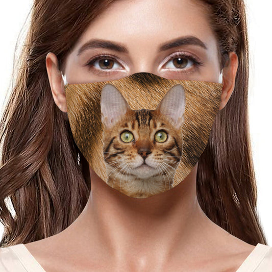 Masque F pour chat du Bengale V1
