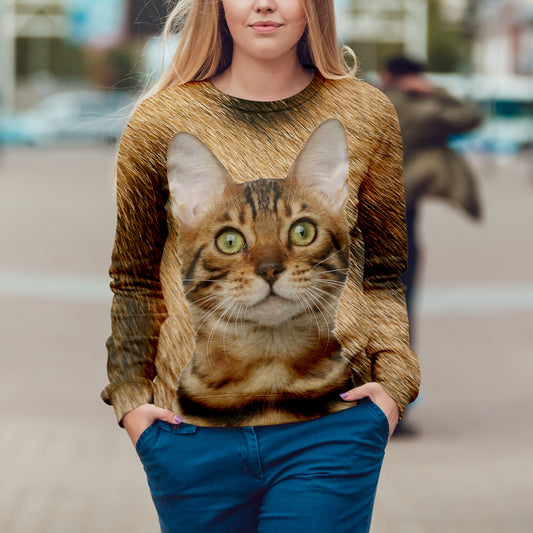 Bengal Cat Sweatshirt V1