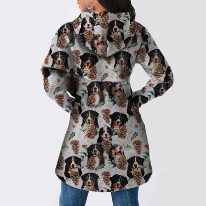 Bernese Mountain - Fashion Long Hoodie V2