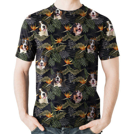 Bernese Mountain - Hawaiian T-Shirt V2