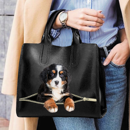 Bernese Mountain Luxury Handbag V2