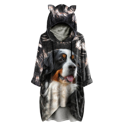 Bernese Mountain Mom - Hoodie With Ears V1