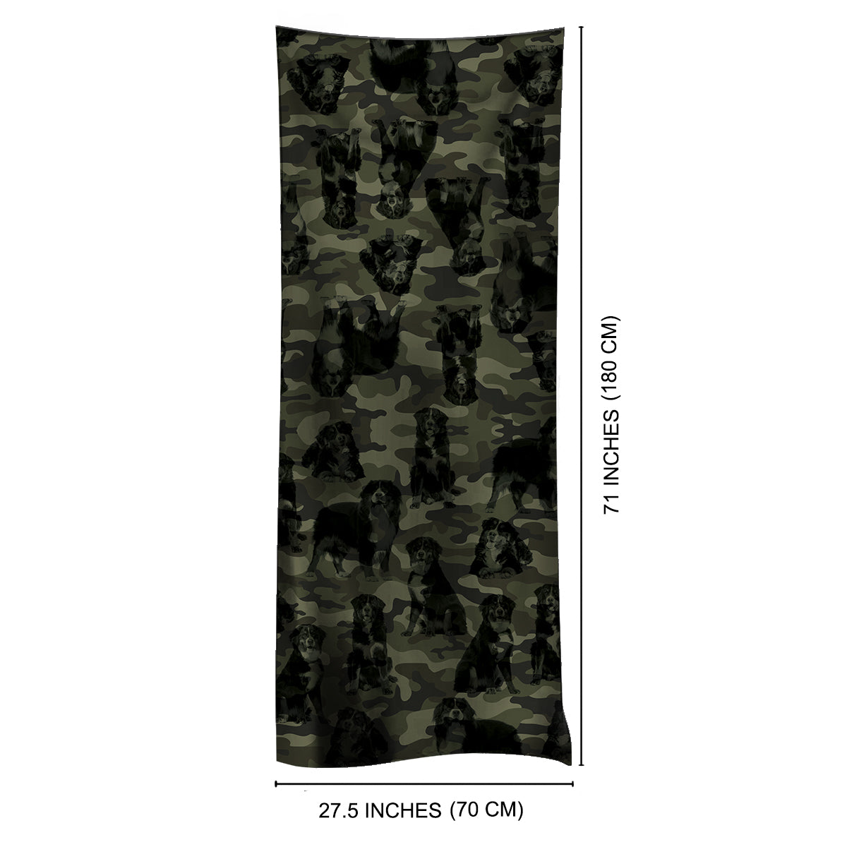 Bernese Mountain Camo Scarf V1