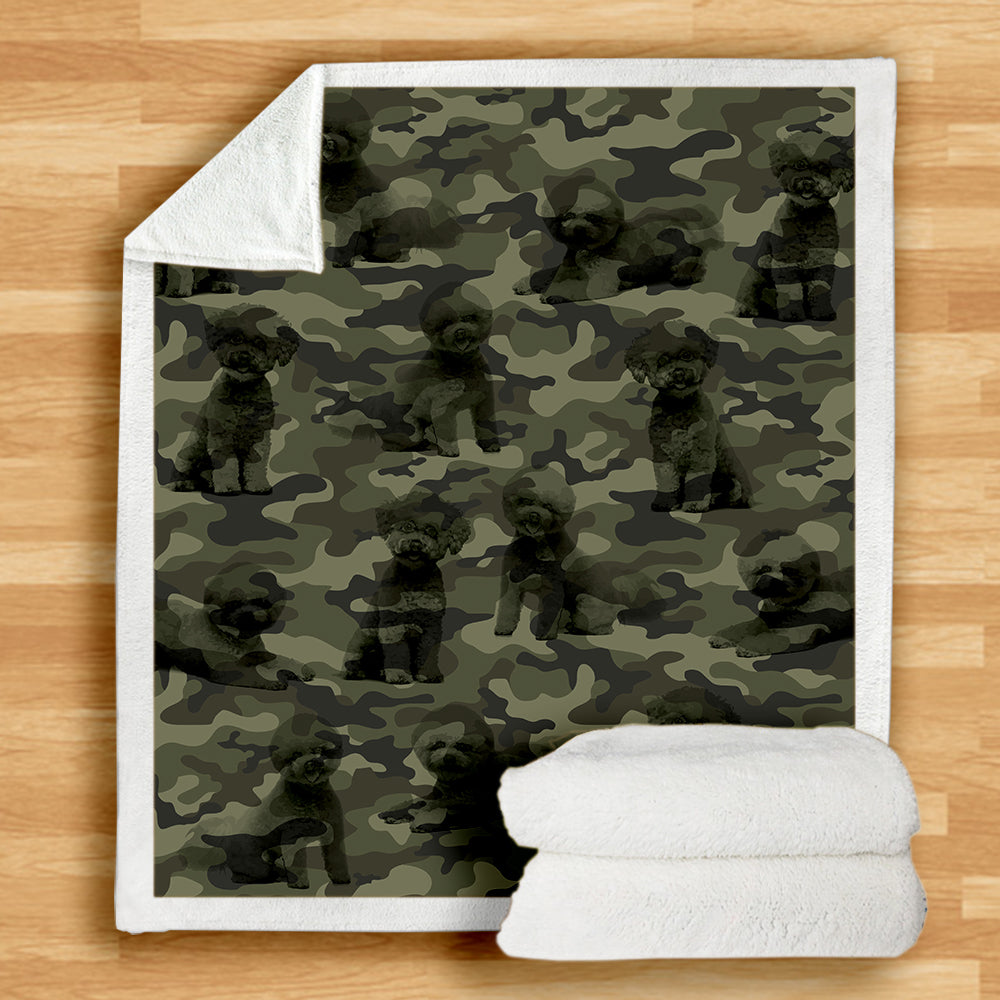 Bichon Frise Camo Decke V1