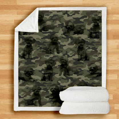 Bichon Frise Camo Decke V1