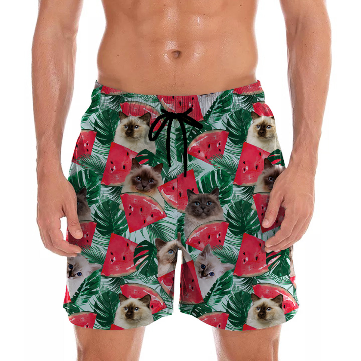 Birman Cat - Hawaiian Shorts V2