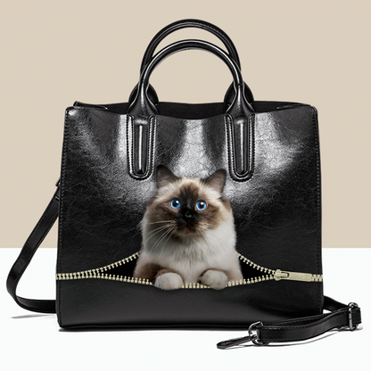 Birman Cat Luxury Handbag V1