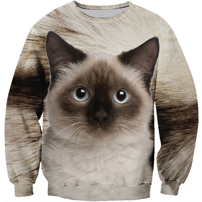 Birma-Katzen-Sweatshirt V1