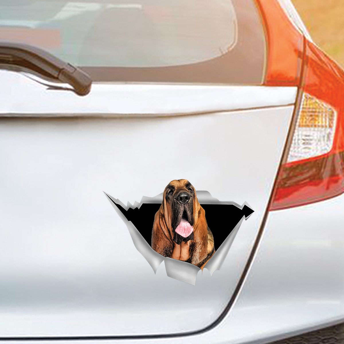 Nous aimons rouler dans les voitures - Bloodhound Car/ Door/ Fridge/ Laptop Sticker V1