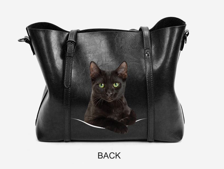 Bobtail Cat Unique Handbag V1