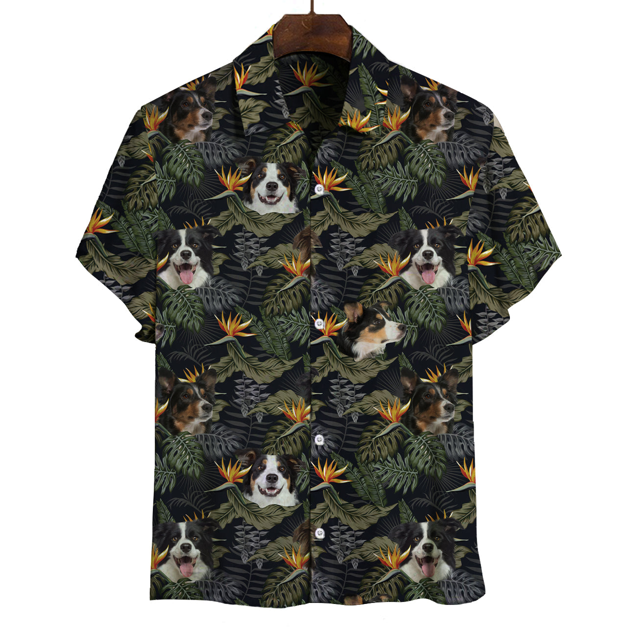 Border Collie - Hawaiian Shirt V1