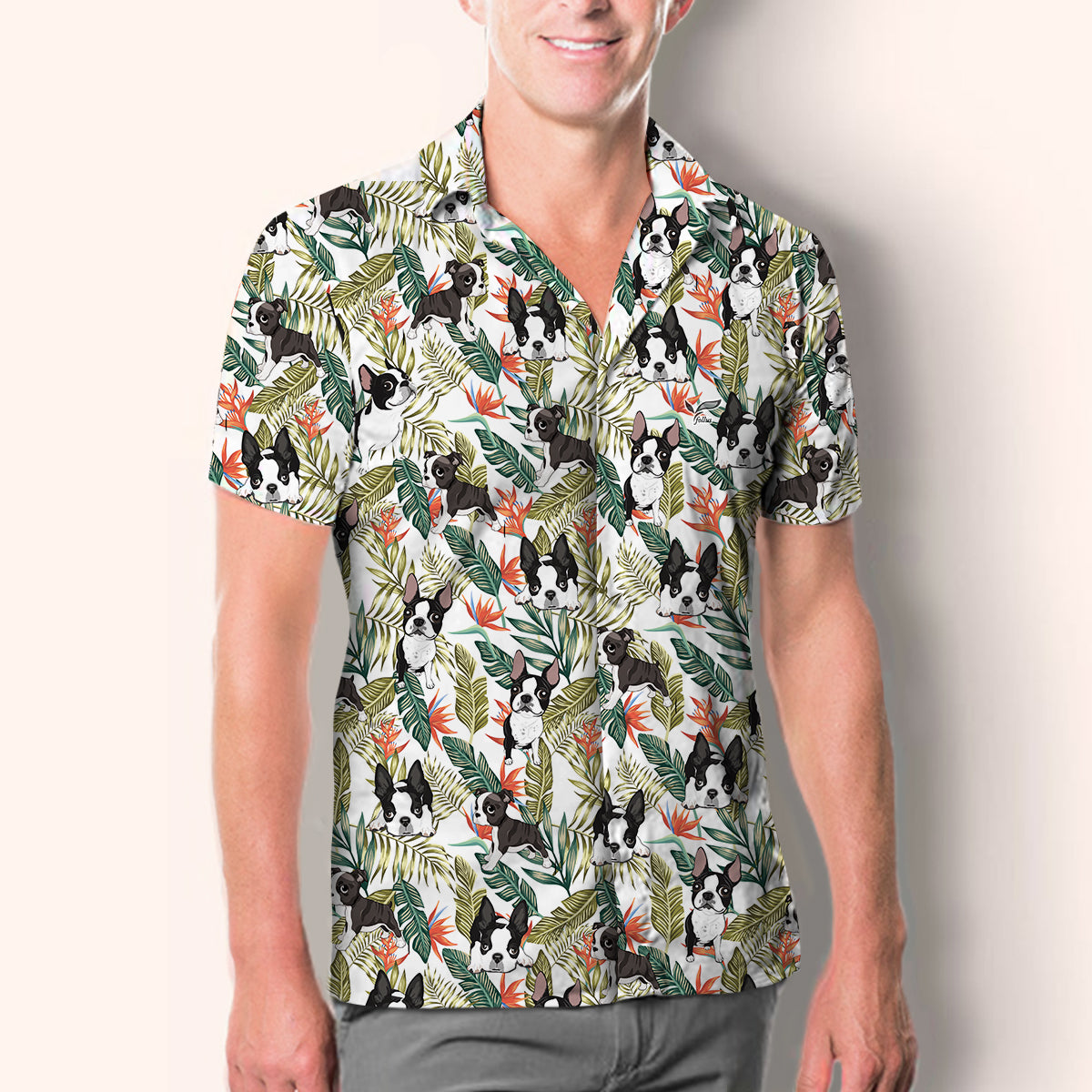 Boston Terrrier - Hawaiian Shirt V7