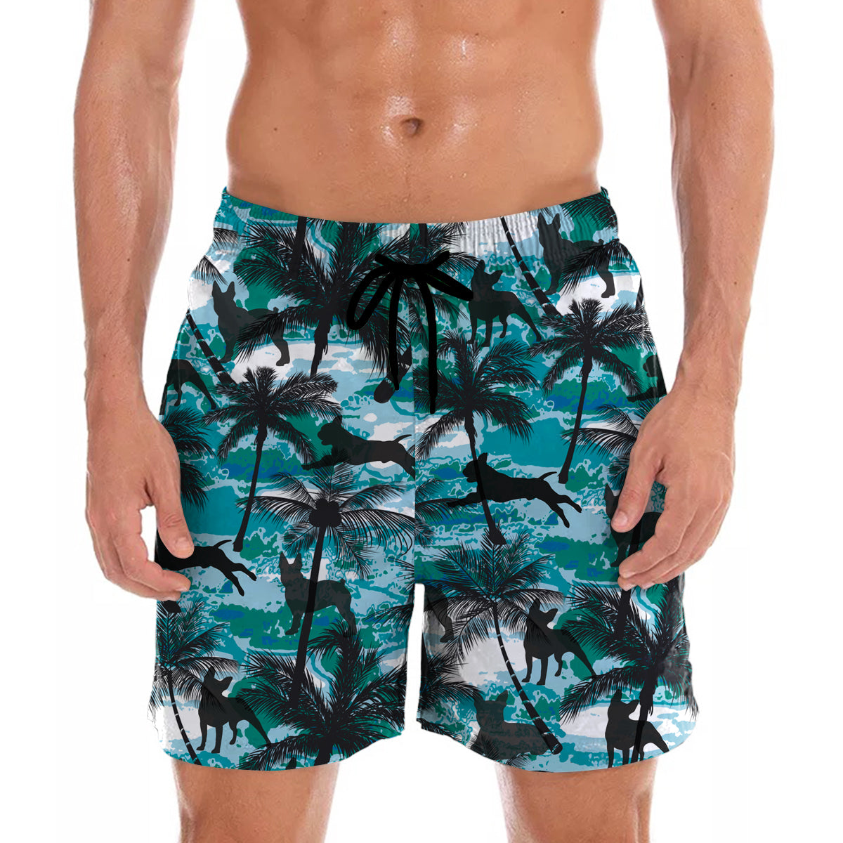 Boston Terrier - Hawaii-Shorts V1