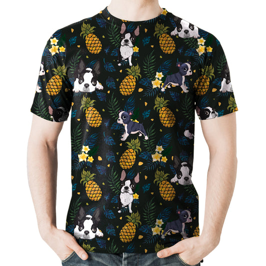 Boston Terrier - Hawaiian T-Shirt V2