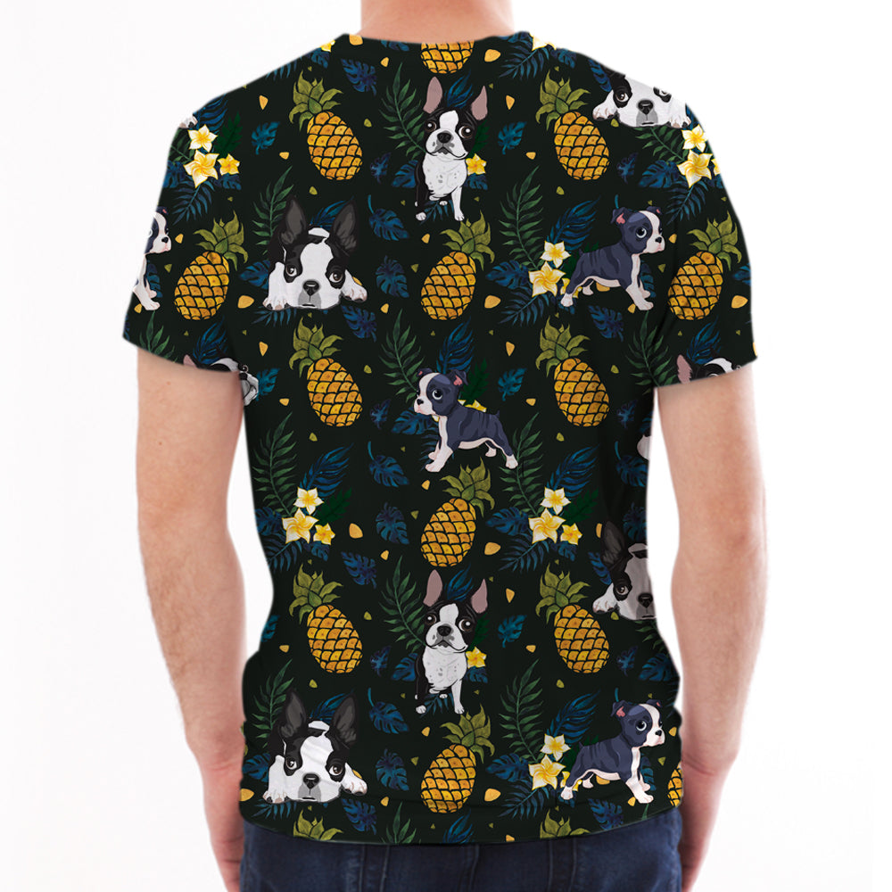 Boston Terrier - Hawaiian T-Shirt V2