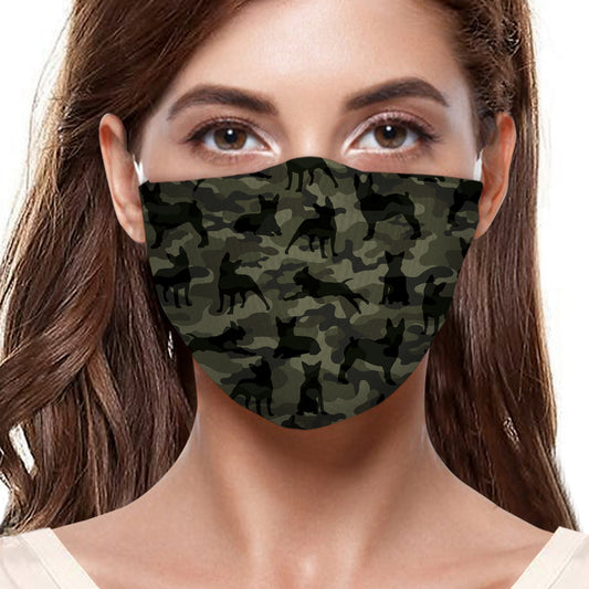 Masque F camouflage Boston Terrier V1