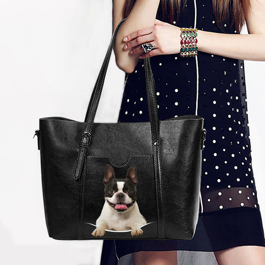 Boston Terrier Einzigartige Handtasche V2