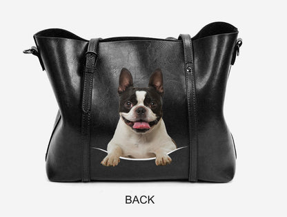 Boston Terrier Einzigartige Handtasche V2