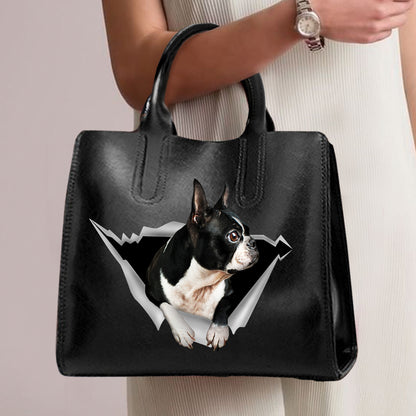 Sac à main de luxe Boston Terrier V2