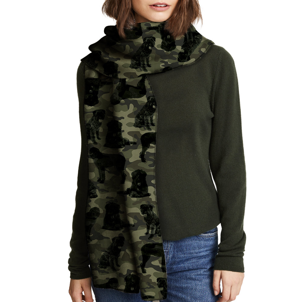 Bouvier des Flandres Camo Schal V1
