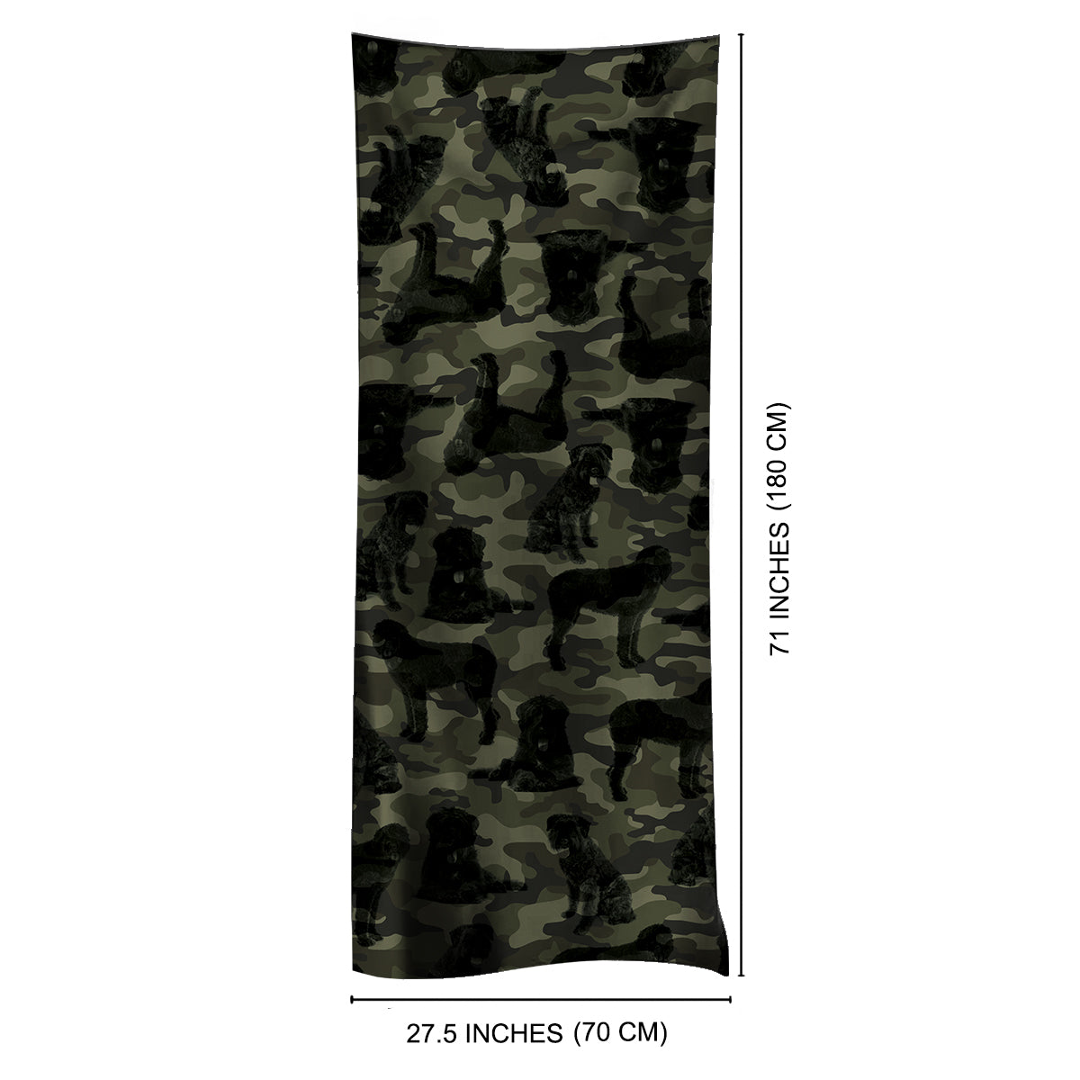 Bouvier des Flandres Camo Schal V1