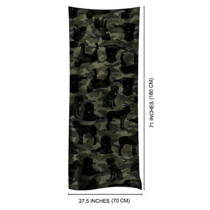 Bouvier des Flandres Camo Schal V1