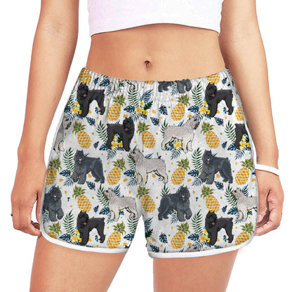 Bouvier des Flandres - Colorful Women's Running Shorts V1