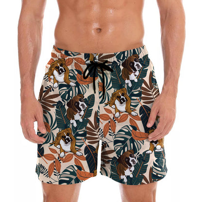 Boxerhund - Hawaii-Shorts V1