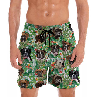 Boxer Dog - Hawaiian Shorts V4