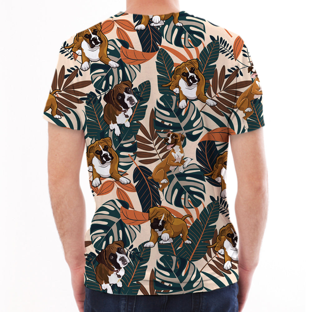 Boxer Dog - Hawaiian T-Shirt V1