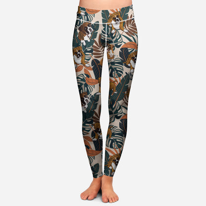 Chien Boxer - Leggings colorés V1