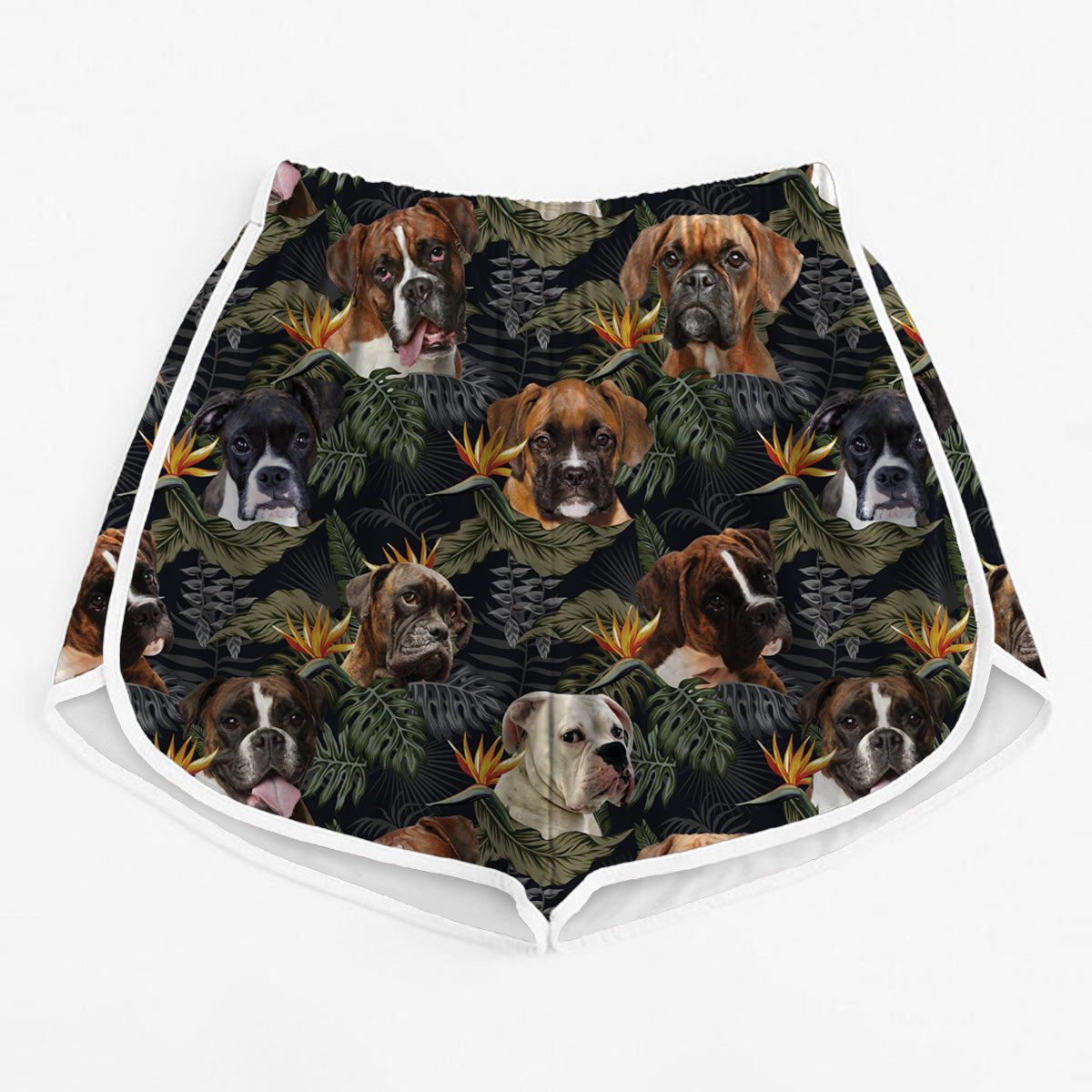 Boxer Dog - Short de course coloré pour femmes V3